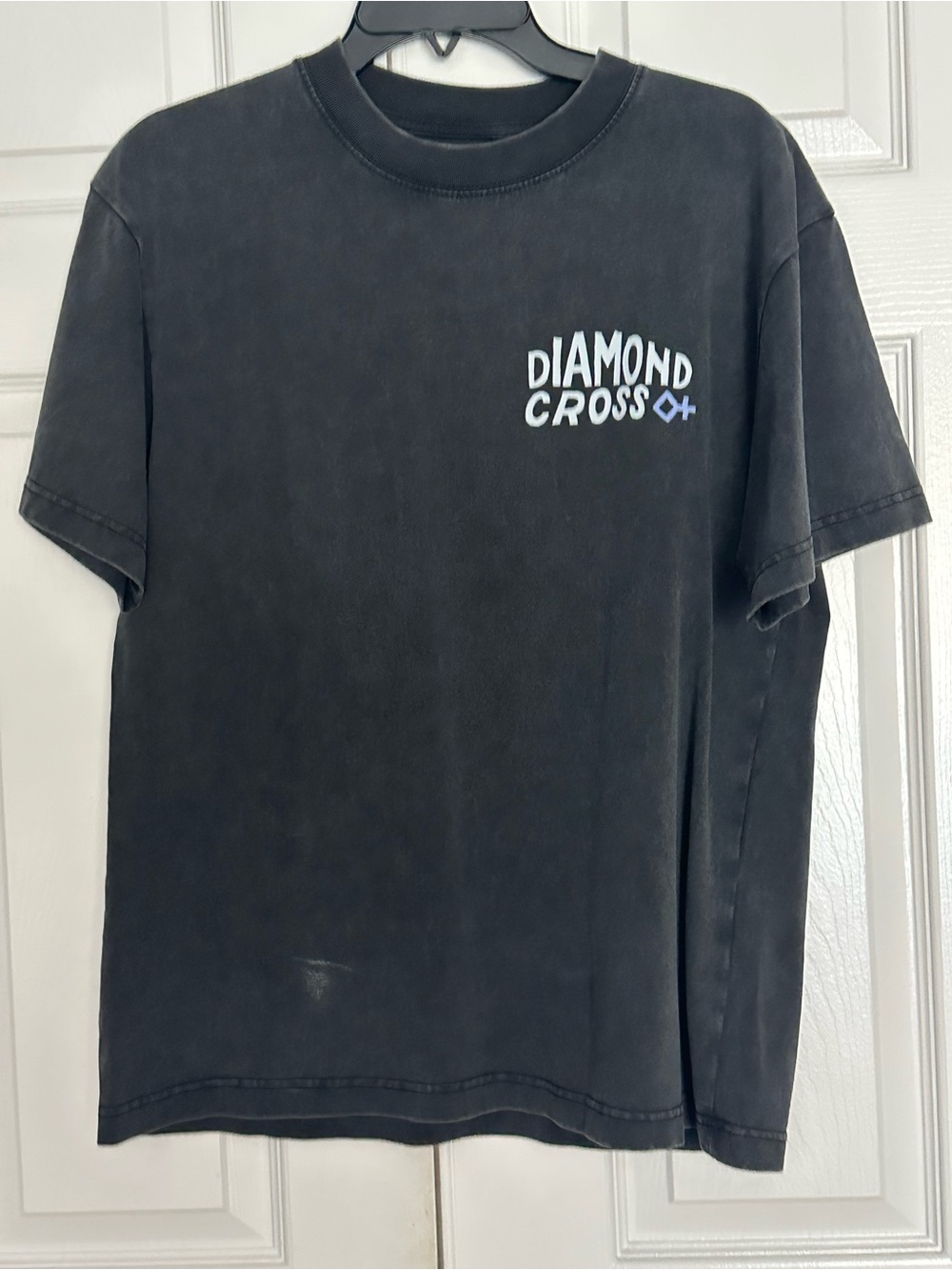 Brand New Free People Diamond Cross Ranch Cowboy Horse Tee Shirt Top sz Small - Picture 2 of 3